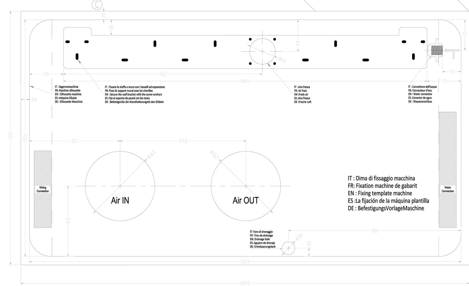 zymbo silent monoblokk klíma beépítési rajz